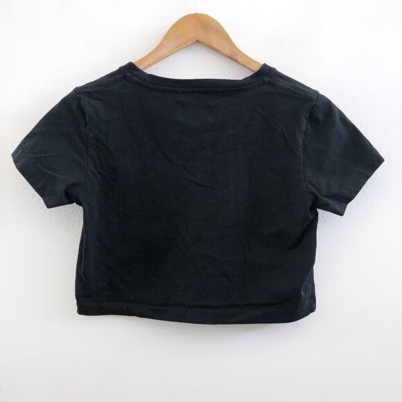 SAVRE Short Sleeves Crew Neck Crop T-Shirt Size Medium - Picture 2 of 8